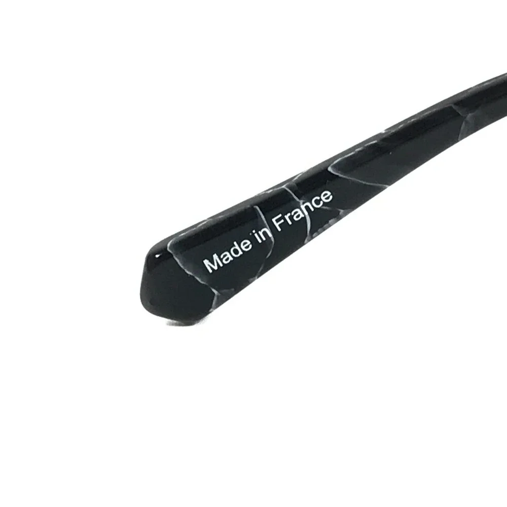 J. F. Rey Eyeglasses Frames JF3031 0022 Matte Black Blue White 52-20-145